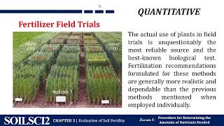 SOIL2 Fertilizer Field Trial [upl. by Monti]