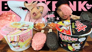 BLACK PINK FOOD BATTLE 🖤💔 ELFIE STUDIOS MUKBANG [upl. by Burkitt681]