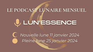 Nouvelle et pleine lune de janvier 2024 [upl. by Wojcik]