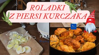 ROLADKI Z PIERSI KURCZAKA  PRZEPIS obiad przepisynaświęta obiaddladzieci przepisykulinarne [upl. by Tommy]