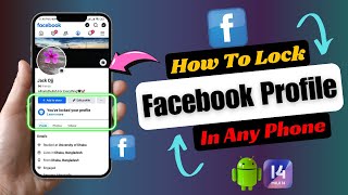 How To Lock Facebook Profile  Fb Profile Lock On Any Phone [upl. by Euqinitram]