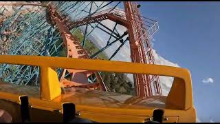 Goliath six flags magic mountain POV on ride GoPro 10 [upl. by Det]