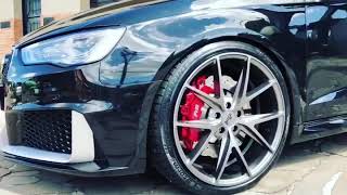 AUDI RS3 Rodas NICHE MIZANO 20x9 Dianteira 20x10 Traseira  Pneus DELINTE DS8 2254020 e 2553520 [upl. by Ticon136]