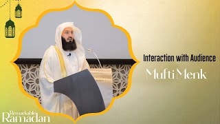 Mufti Menks Exciting Interaction with Audience  Remarkable Ramadan 2023  Al Manar Islamic Center [upl. by Ariamat]