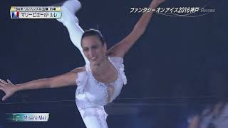 Marie Pierre Leray 2016 Fantasy on Ice aerial hoops [upl. by Fina]