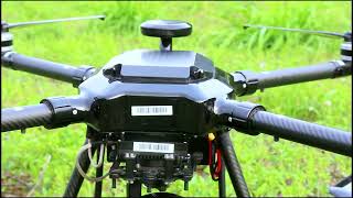 100m tethered drone system for 360° long time surveillance [upl. by Sirc]