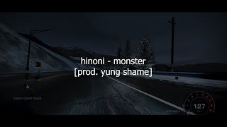 hinoni  monster lyrics [upl. by Rubel676]