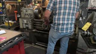 VICTOR MDL 1630B GAP BED ENGINE LATHE [upl. by Cornwall]