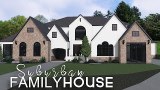 Bloxburg 100k No Advance Placing Suburban House  ROBLOX bloxburg [upl. by Margie375]