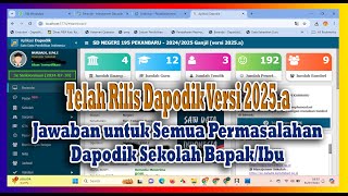 Cara Mengupdate Dapodik Versi 2025a [upl. by Alcus]