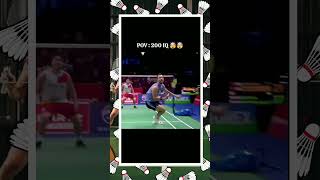 POV  200 IQ tranding badminton 200iq test ideas viralvideo subscribe followforfollowback [upl. by Drofhsa]