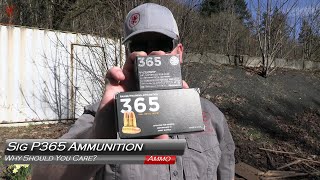 Sig 365 Ammunition Should You Care [upl. by Ahsinauj]