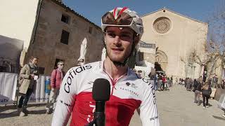 Thomas Champion  Interview au départ  Trofeo Pollença  Port d Andratx 2022 [upl. by Okihsoy]