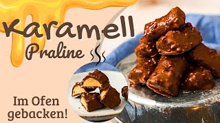 Karamellisierte Schokolade Silikonform Pralinen Karamell trifft Haselnuss [upl. by Bremen279]