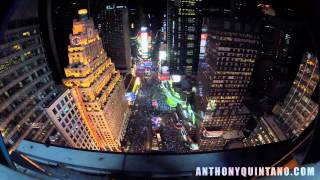 Timelapse from the top of One Times Square 2014 [upl. by Rossen]