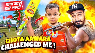 Chota Aawara Challenge To Aaawara 😳 Playing With Chota Aawara  GARENA FREE FIRE MAX [upl. by Colby]