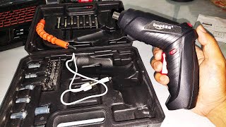 Obeng Listrk Murah Terbaik  CORDLESS SCREWDRIVER 4 2V [upl. by Polish]