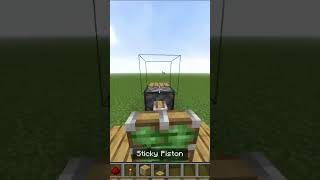 How to make a simple 2x2 piston door in Minecraft minecraft [upl. by Frohne667]