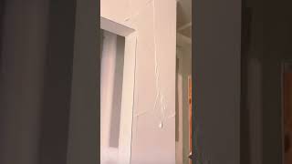 Drywall finishers on wallssatisfying drywallfinisher [upl. by Nwahsal]