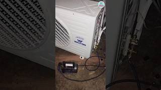 WALTON AC Fitting Bangla  AC Installation with Vacuum [upl. by Arraeis980]