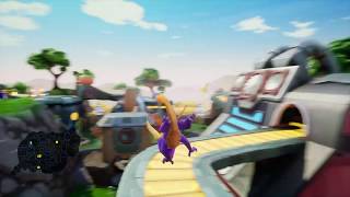 Spyro 2 Riptos Rage Reignited Trilogy  Robotica Farms Supercharge challenge [upl. by Irabaj]