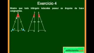 Matemática  Aula 35  Triângulos  Critérios de Congruência  Parte 2  Final [upl. by Aram269]