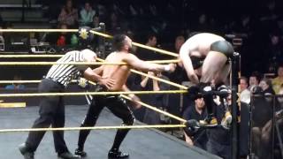 Andrade quotCienquot Almas vs Oney Lorcan at NXT LIVE [upl. by Pacificas]