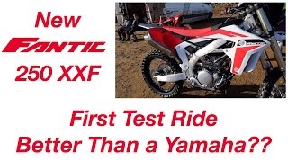 NEW FANTIC XXF 250 TEST RIDE REVIEW [upl. by Knowling194]