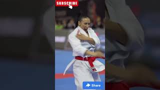 Karate Female Kata Performance In series karate kata sports olympics series wkf girl shorts [upl. by Savihc568]