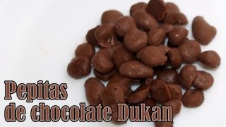 Como hacer pepitas de chocolate Dukan [upl. by Wrennie174]