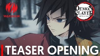 Demon Slayer Kimetsu no Yaiba  Teaser Opening [upl. by Helbon717]