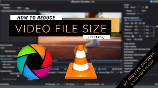 EASY way to Reduce Video File Size  Shutter Encoder amp VLC Media PlayerUpdated [upl. by Elfreda]