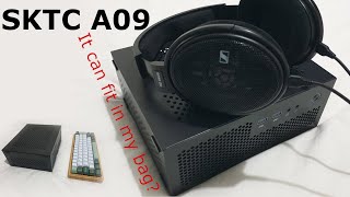 Most Compact ITX Case  SKTC A09  38L  AMD Ryzen 5 5600G APU Build [upl. by Aratal]