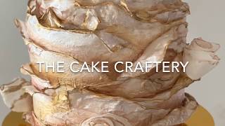 Wafer Paper Ruffle Cake Tutorial [upl. by Hessler]