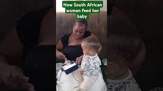 how to feed a baby with spoon trending baby babyshorts baby eatingshort [upl. by Akilaz]