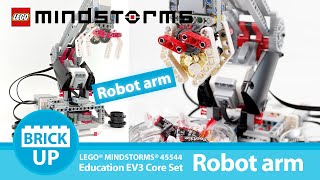 Robot arm  LEGO 45544 MINDSTORMS Education EV3 Core Set [upl. by Airol]