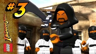 LEGO Indiana Jones Walkthrough Part 3  Raiders of the Lost Ark City Of Danger  60FPS [upl. by Ainelec]