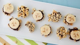 Chocolate Banana Bites  Simple Dessert Recipes  Weelicious [upl. by Assirehc86]