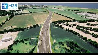 Animation of the M28 Cork to Ringaskiddy Project [upl. by Izy]