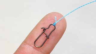 How to tie the perfect fishing knot that you will use every day  palomar knot  4k video [upl. by Dicks]