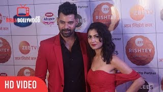 Shabir Ahluwalia And Sriti Jha Together at Zee Rishtey Awards 2019  Red Carpet [upl. by Avan782]