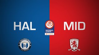 FC Halifax Town 14 Middlesbrough PL2  National League Cup highlights  12 November 2024 [upl. by Hoppe]