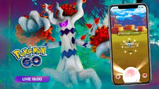 🕕 SHINY PHANTUMP E TREVENANT AGORA MONTANHA DE XP POKÉMON GO Hora do Holofote [upl. by Luci]