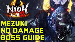 NIOH 2 BOSS GUIDES  How To Kill Mezuki Without Getting Hit [upl. by Enirac]