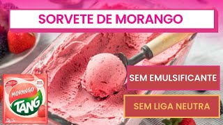 Como fazer SORVETE sem EMULSIFICANTE 😋 [upl. by Aihsatan]