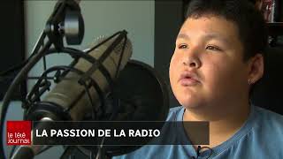 À 15 ans un jeune Innu vit sa passion pour la radio [upl. by Sarchet]