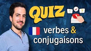 😃 QUIZ  Les verbes français les plus utilisés et leur conjugaison [upl. by Yznyl]