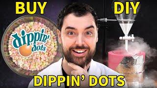 DIY Dippin’ Dots with Liquid Nitrogen vs real Dippin’ Dots [upl. by Bonn291]