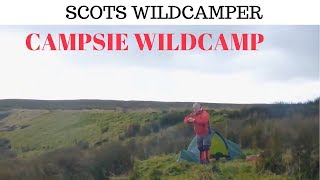 Wild camping Explore Scotland Campsie fells Kilsyth hills wild camp 2012  Wales Glyders Trailer [upl. by Tifanie]