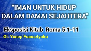 Eksposisi Kitab Roma 009  GI Yosep Fransetyoko [upl. by Nurav87]